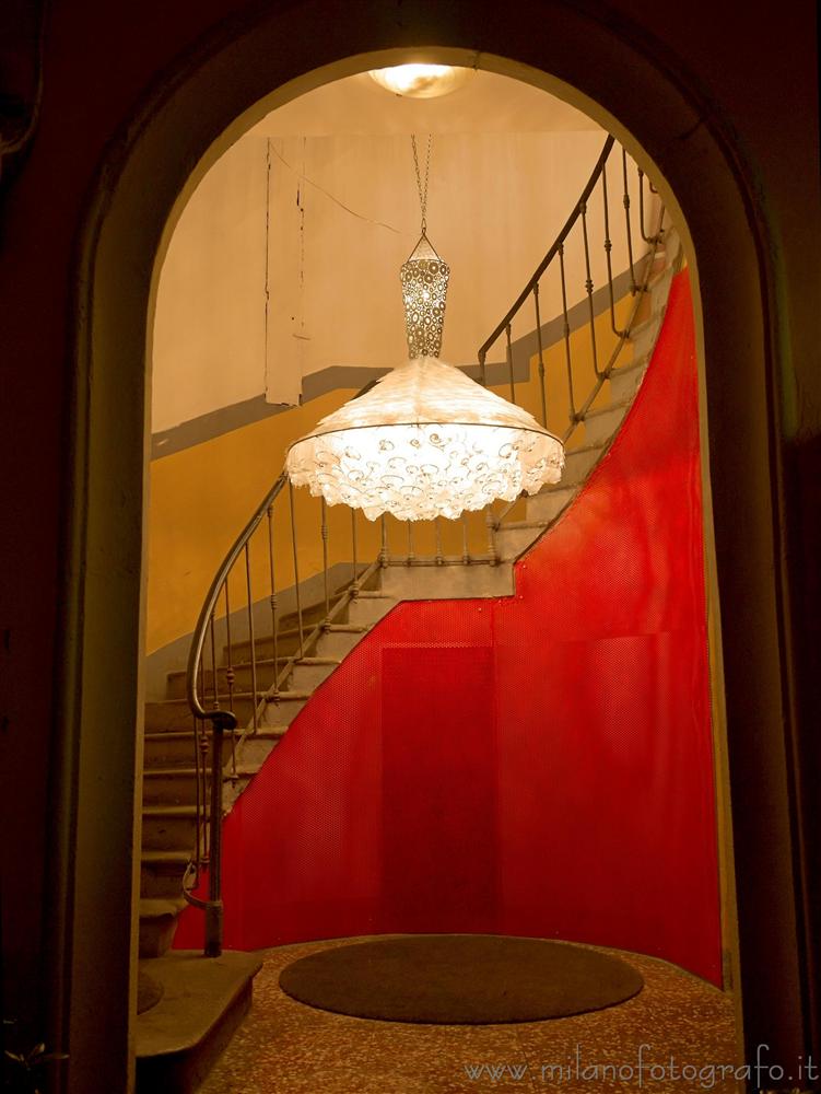 Milan (Italy) - Antrum with chandelier
